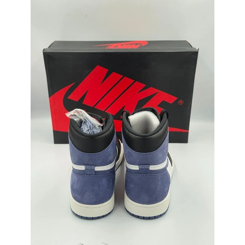 Nike Air Jordan 1 High OG Blue Moon Best Hand Mens 10.5 555088 115 Nib